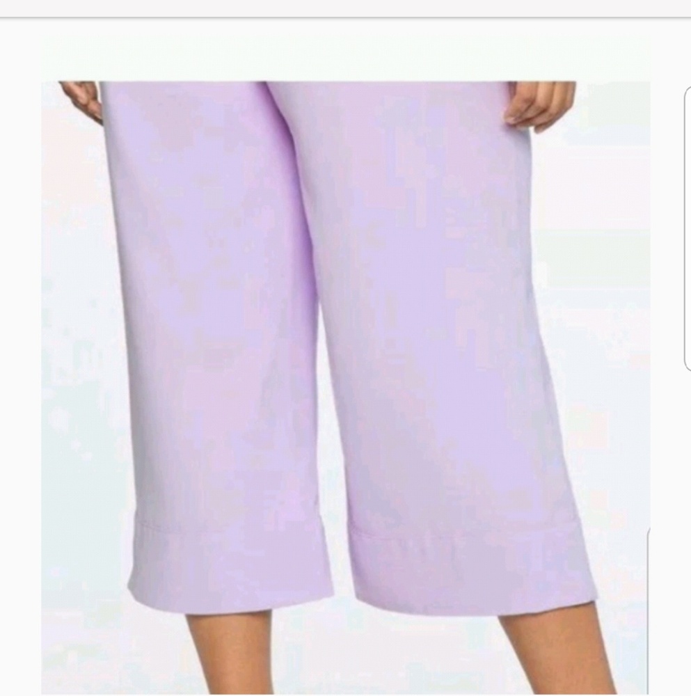 NEW! Eloquii Lilac Size 18 Crop Pants - Picture 6 of 6